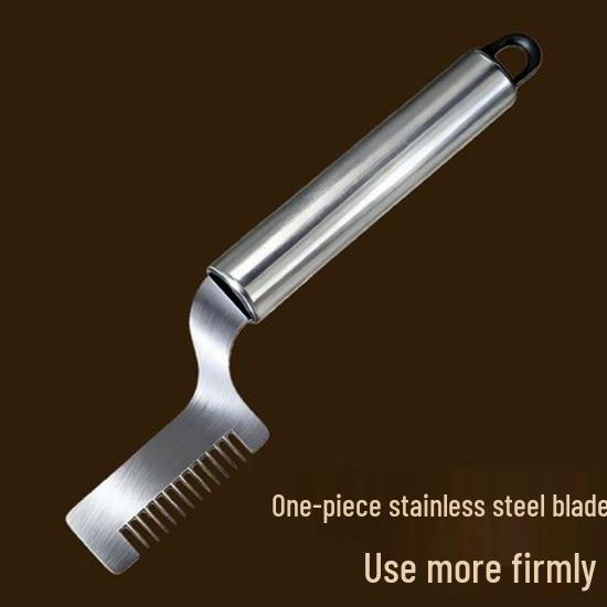 Zwiebel- und Frühlingszwiebel-Schneider: Edelstahl Julienne-Schneider Küchenhelfer