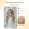 Cross-Border Double Ponytail Lolita Wig - Japanese Roman Curl with Tiger Mouth Clip