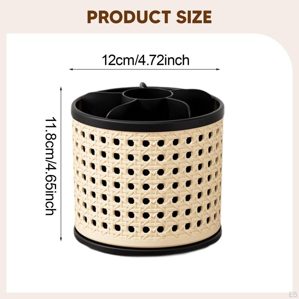 Schreibtisch Organizer Stifthalter 360° Drehbar für