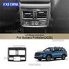 ABS Carbon Fiber Style For Subaru Forester 2025 2026 Car Reading Light Instrument Co-Pilot Rear Air Outlet Kits Modified Sticker