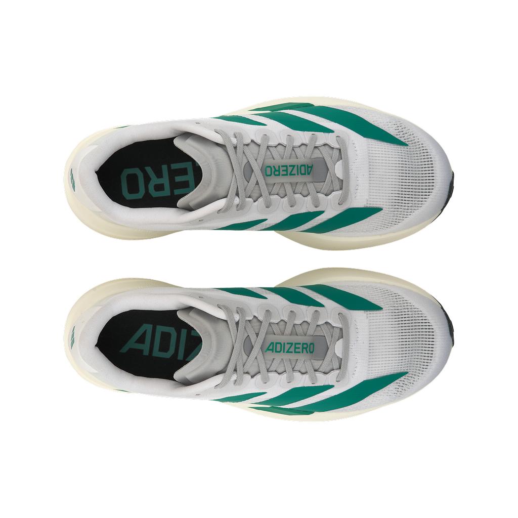 adidas Adizero Evo SL White Pure Teal Women Sneakers Cloud-White Grey-Two JS4451