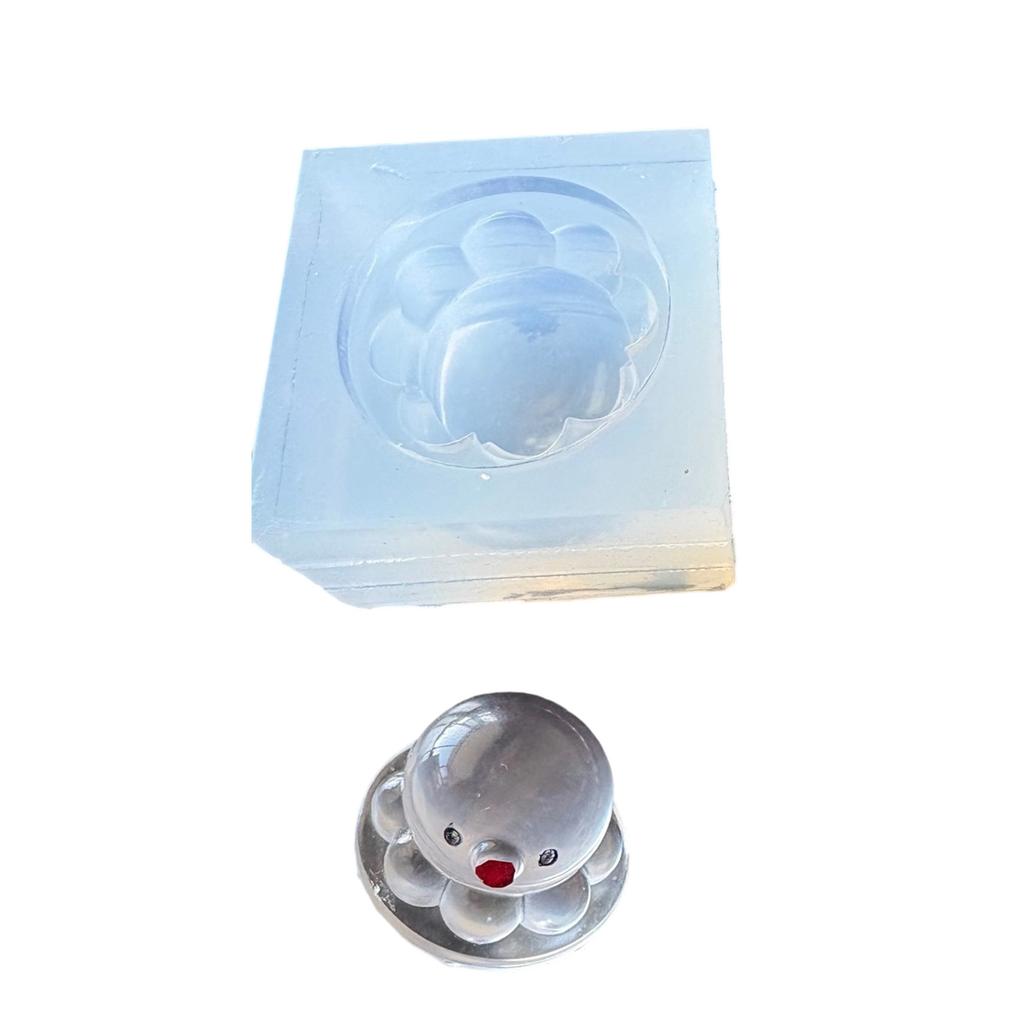 Flexible Silicone Mold for Octopus Sculpture Home Decoration Epoxy Resin Desktop Ornament Mould Jewelry Making Tool