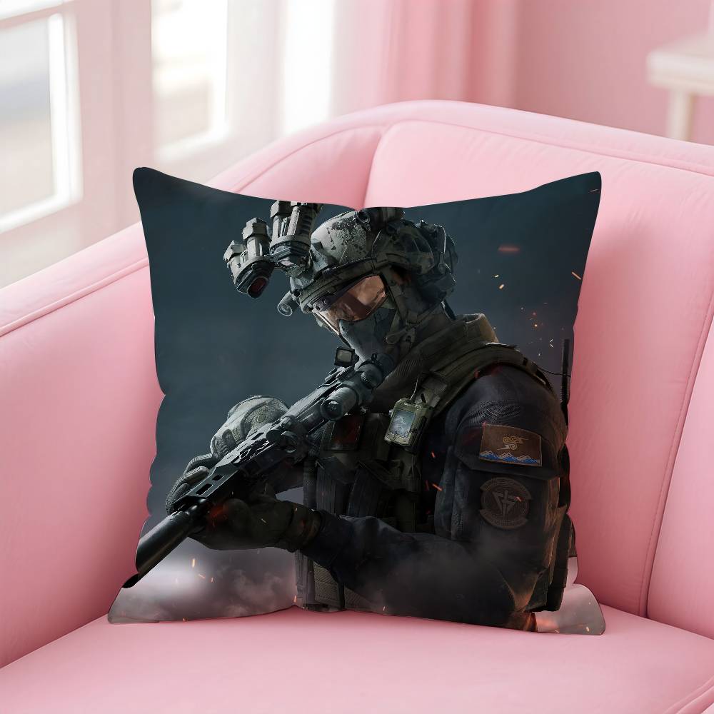 Cool Game D-Delta Force Pillow Case pattern printing pillowcase living room sofa cushion cover bedroom room decor