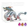 Chinesische Drachenmythologie Modell Pvc Statische Skulptur für Büro- oder Wohnzimmerausstellung