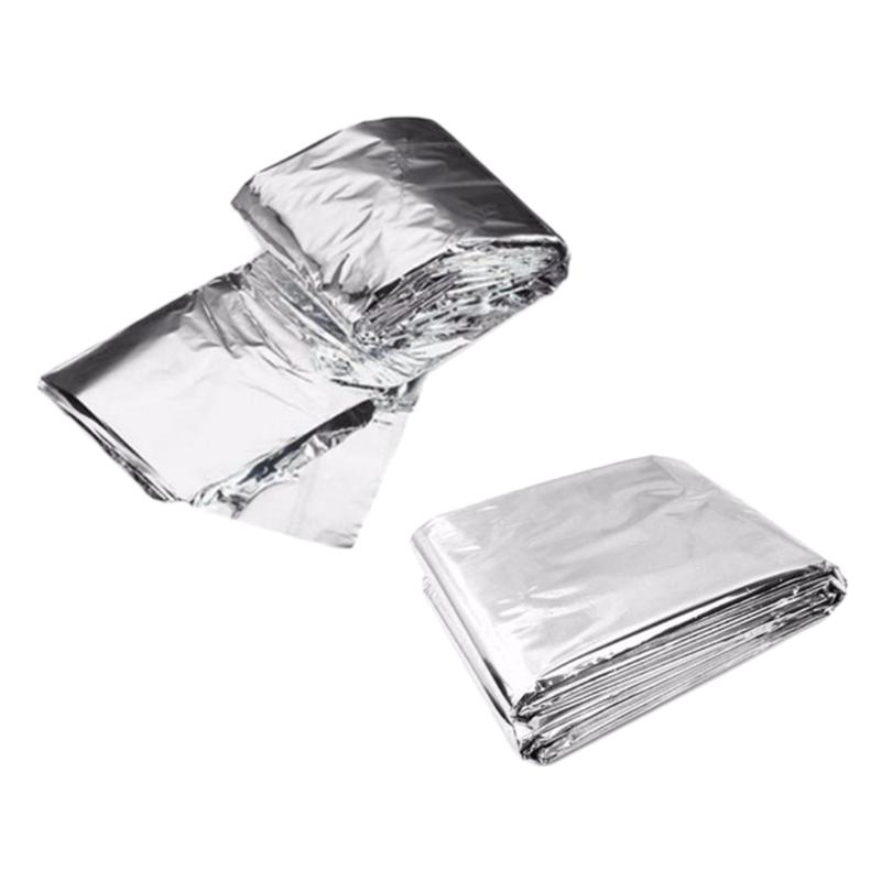 Emergency Thermal Blanket for Camping, Hiking, Survival, Marathons and Car
