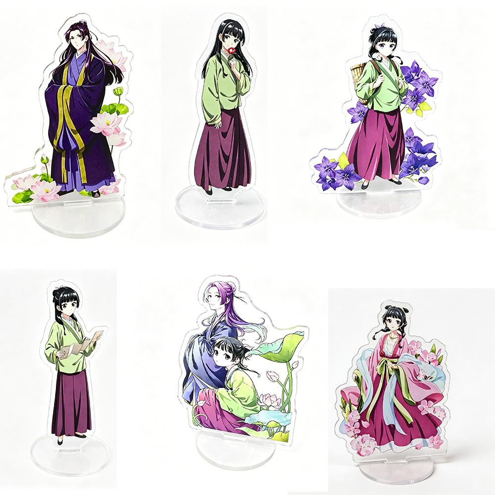 Kusuriya no Hitorigoto The Apothecary Diaries Acrylic Stand Maomao Jinshi Lotus Background Anime Desktop Standee Fans Decor Gift