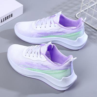 Running Shoes Women's 2025 Summer New Shock Absorption Comfortable Soft Sole Fitness Lightweight Mesh Breathable Casual Sports Shoes Women