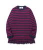 NICEGHOSTCLUB Ffats Stripe Frill Knit_Purple(Ng2Ffuk685A)