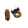 Ferrite Core Coil: T9x5x3 Common Mode Inductor, 0.4 Wire, Insulated Interleaved Winding, 12 Turns, 2A, 800uH.