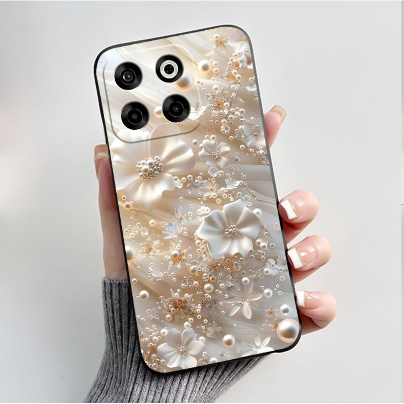 

Чохол для ZTE Blade V70 З принтом Чохол для ZTE Axon 70 М який силіконовий Чорний корпус для ZTE Nubia V70 Funda Милий Чохол з квітковим мультфільмом ZTE Axon 70