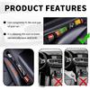2PCS New Car Seat Gap Filler With 2 Storage Areas,Stylish Car Seat Gap Storage For Stabilizing Phone,Keys Wallet,Universal Car Seat Gap Filler