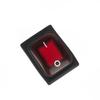 Rectangle Rocker Switch Red Waterproof 20A DPST IP67 Illuminated