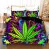 Big Leaf Bedroom Bedding Set Winter Duvet Cover Sets KidsTwin Full Queen King Bedroom Set Home Textile Housse De Couette