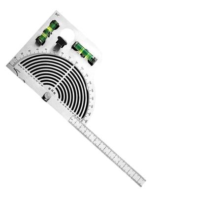 Professiona Angles Measuring Tool Featuring Bubble Level Durabl Steel Construction for Construction & Woodworking