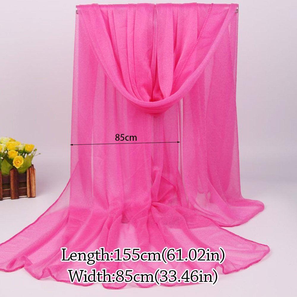 Breathable Shawls Soft Pashmina Summer Silk Scarf for Women