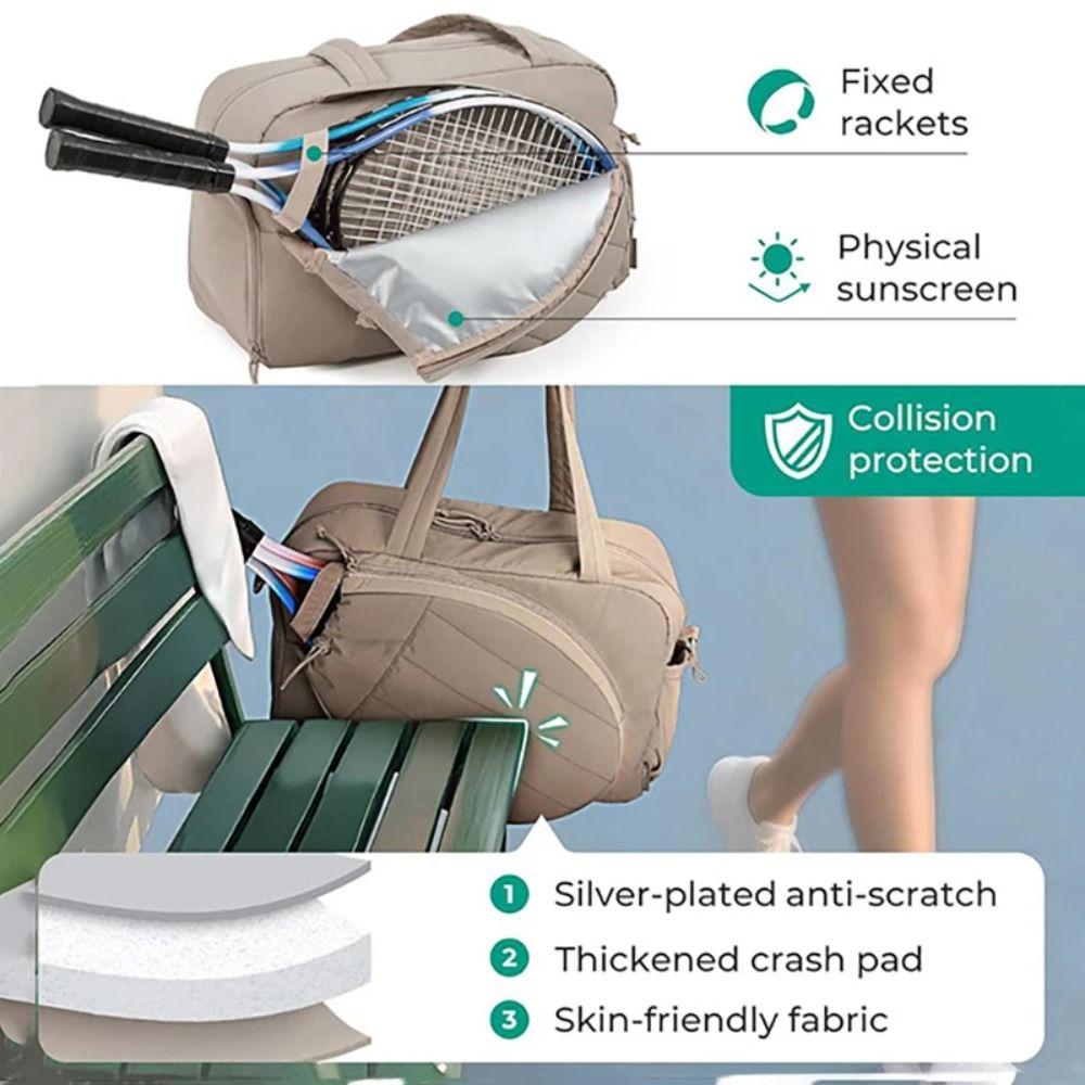 Adjustable Tennis Backpack Waterproof Sports Fitness Bag Tennis Racket Bag Sports