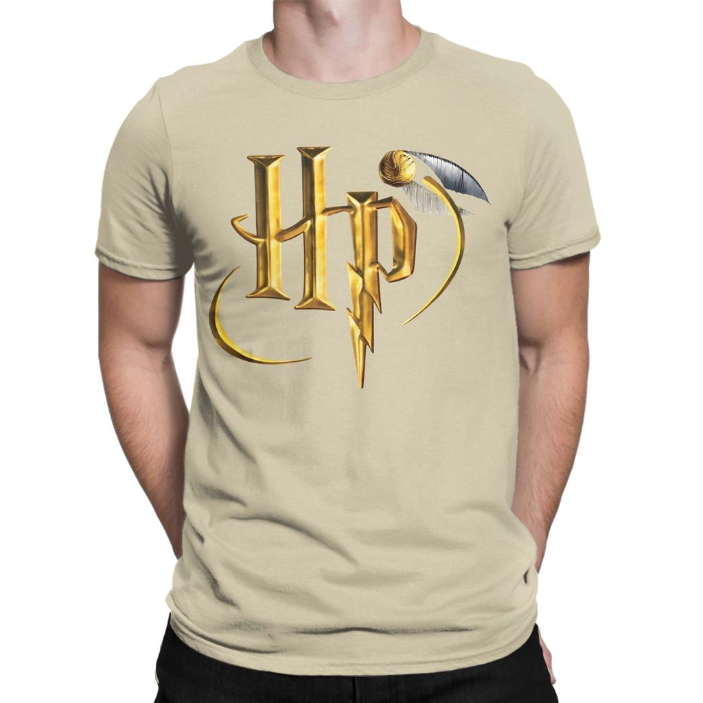 Lustige Harry Film P-Potters Welt T-Shirts für Männer O-Ausschnitt 100% Baumwoll T-Shirt Kurzarm T-Shirts Sommerkleidung