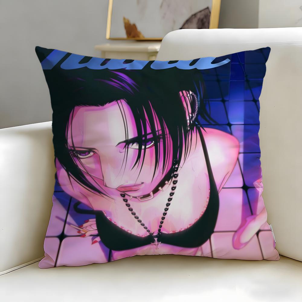 Drama Anime NANA Cushion Cover Soft EasyWash Pillow Case Versatile for Couch Bed Travel and Office