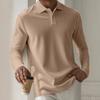 Men's Sweatshirts Spring/Autumn Polo Shirts Textured Men's Sports Polo Shirts