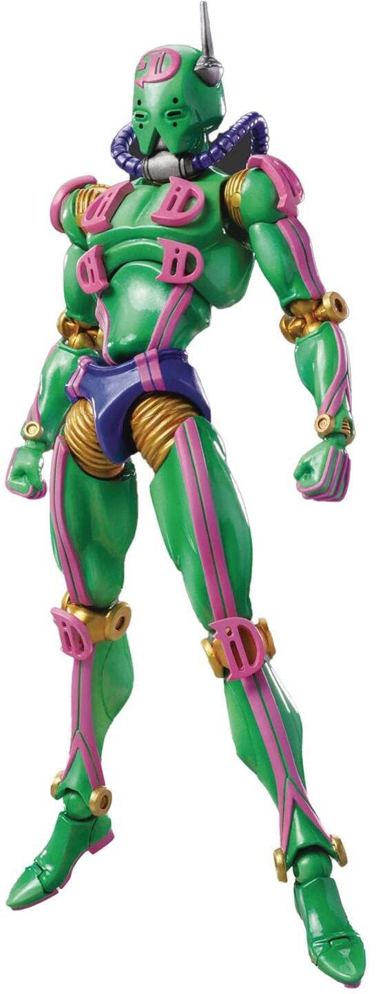 

Medicos Entertainment Super Action Statue from Bizarre Adventure Part Stone Approximately 165mm and Nylon Painted Movable Figure D.D. JoJo s 6 розовый