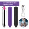 Mini Bullet Vibrator Sex Toys for Women Strong Vibration USB Rechargeable G-spot Massager Portable Clitoris Stimulator