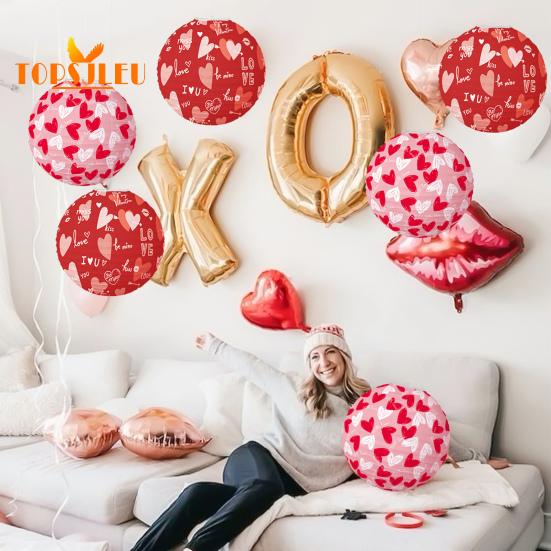 1 ud./6 uds. Linterna del Día de San Valentín, patrón de corazón, colgante de linterna de papel colgante, decoración interior y exterior