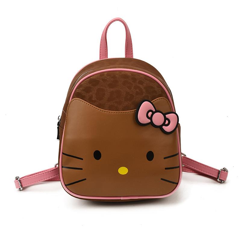 Hello Kitty Cartoon Kids Backpack With Breathable Pu Material For School And Daily Use