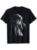 Sad Anime Girl Goth Aesthetic Japanese Vaporwave Gamer 90s T-Shirt