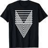 Cool Design Geometric Repeating Triangles Streetwear T-Shirt