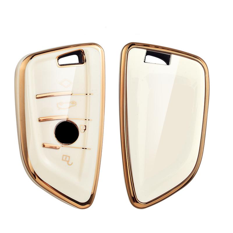 Soft Tpu Car Remote Key Case Cover Shell For Bmw X1 X3 X5 X6 X7 1 3 5 6 7 Series G20 G30 G11 F15 F16 G01 G02 F48 Car Accessories