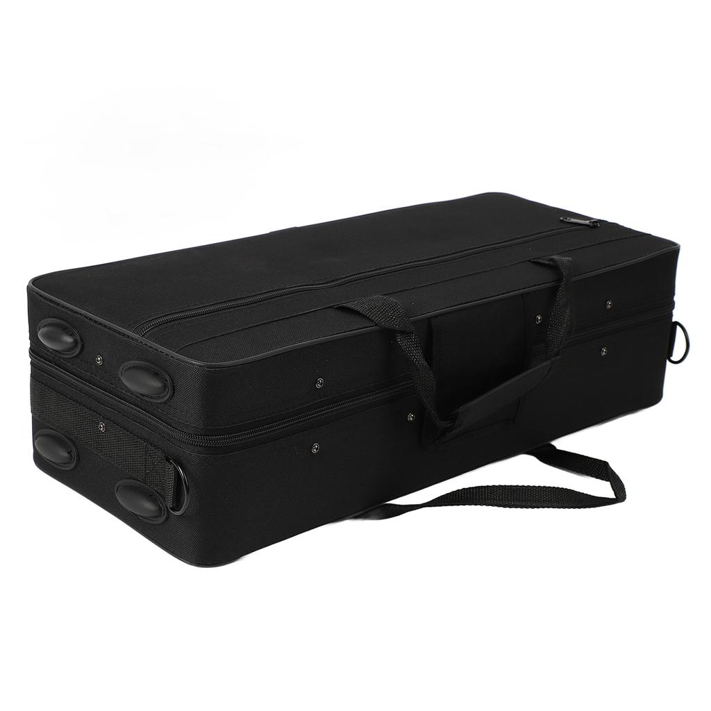 Trumpet Storage Box with Shoulder Strap Multiple Compartments Oxford Cloth Trumpet Suitcase Case