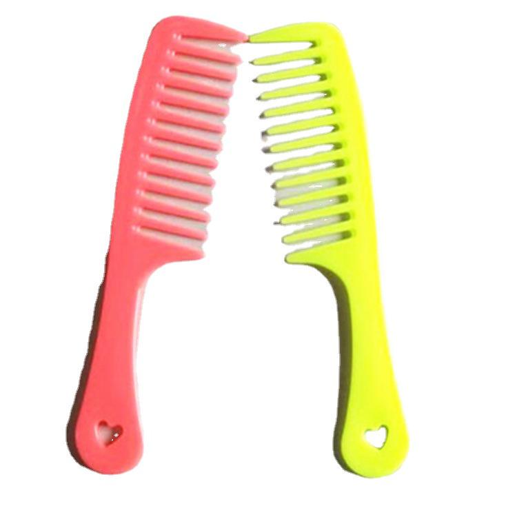 Large-Tooth Plastic Comb for Hairdressing and Makeup, Evening Styling Comb Gift