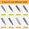 Portable 8 In 1 Aluminum Alloy Screwdriver Pen - Changeable Magnetic Bits For Easy Repairs & Disassembly Repair Tools