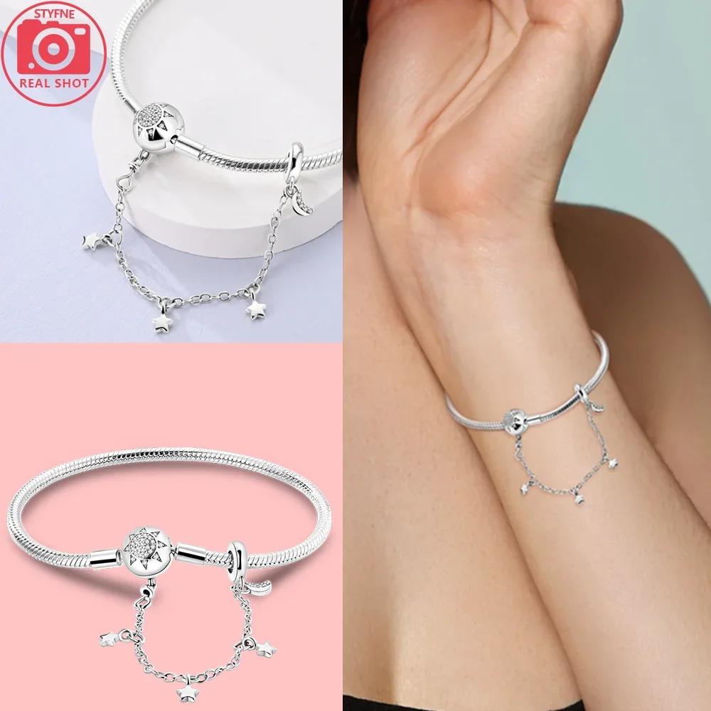 Sliver Bracelets Heart Lucky Eyes Bracelets Female Anniversary Party Fine Bracelets Bangles Jewellery Gifts for Women
