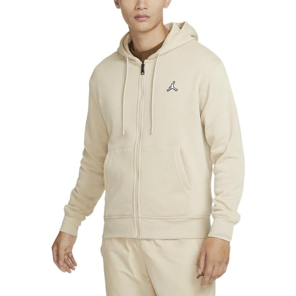 Jordan Air Jordan Essential Logo Full-Zip Hoodie Coconut Milk Yellow Men's DQ7351-206