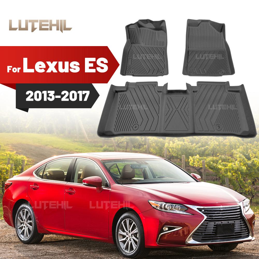 For Lexus ES 2013-2017 2016 2015 All-Weather TPE Floor Mat Custom Carpet Cover Waterproof Auto Interior Protector Accessories
