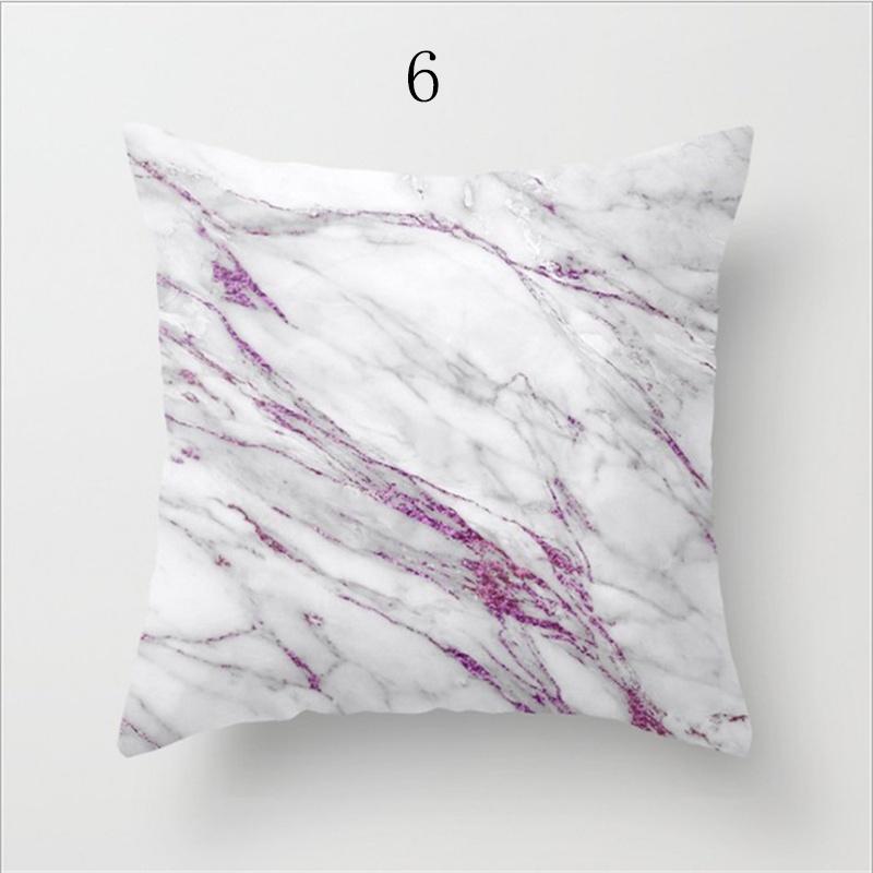 

Наволочка для подушки с мраморным рисунком, красочный узор камня, квадратная наволочка, дюймы 18 6,45*45cm