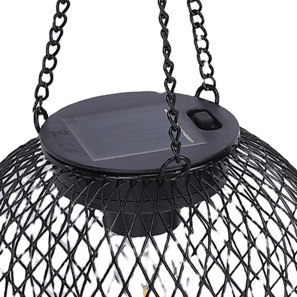 Outdoor Solar Lantern Water Proof Garden Decorative Metal Hanging Landscape Light for Table Pathway Walkway Patio Porch Yard