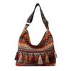 Nyl Patchwork Shoulder Bags Tassel Printing Soft Ladies Bags 2026 High Quality Large Capacity Ethnic Women's Handbags