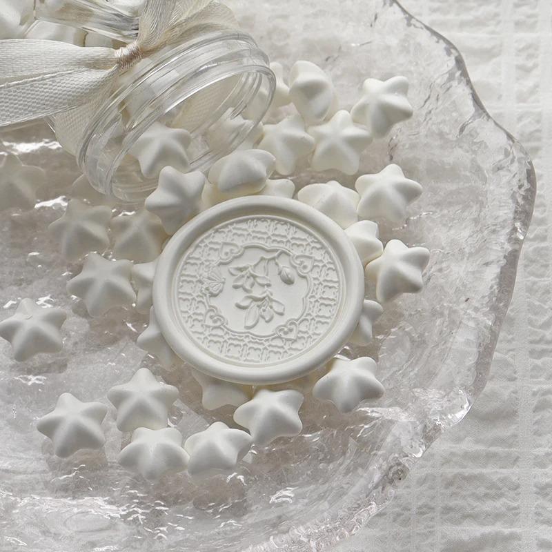 NEW 150pcs Five-pointed Pentagonal Lacquer Wax Grains Diy Envelope Sealing Hand Account Decorative