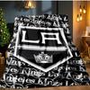 Angeles king Crest Blanket Flannel Throw for Sofa, Indoor, Camping, Living Room, Office, Chair, And Bed Soft Birthday Gift