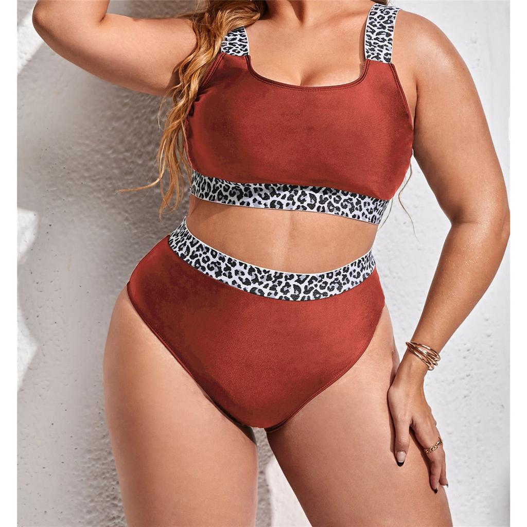 0XL - 4XL Bikini cu îmbinare Plus Size Costum de baie Marime Mari Costum de baie Femeie Set de bikini din două piese Costum de baie pentru baie