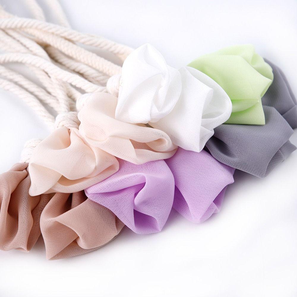 2PCS Minimalist Curtain Tieback Elegant Curtain Buckle Trendy Curtains Tie Rope  Home Decor