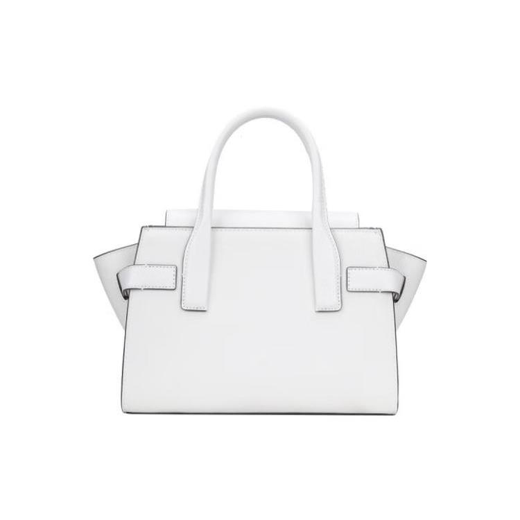 New MICHAEL KORS Carmen Polyester Handbag, Crossbody Bag, Shoulder Bag Medium Women's Milk White 35S2GNMS8L-OPTIC-WHITE