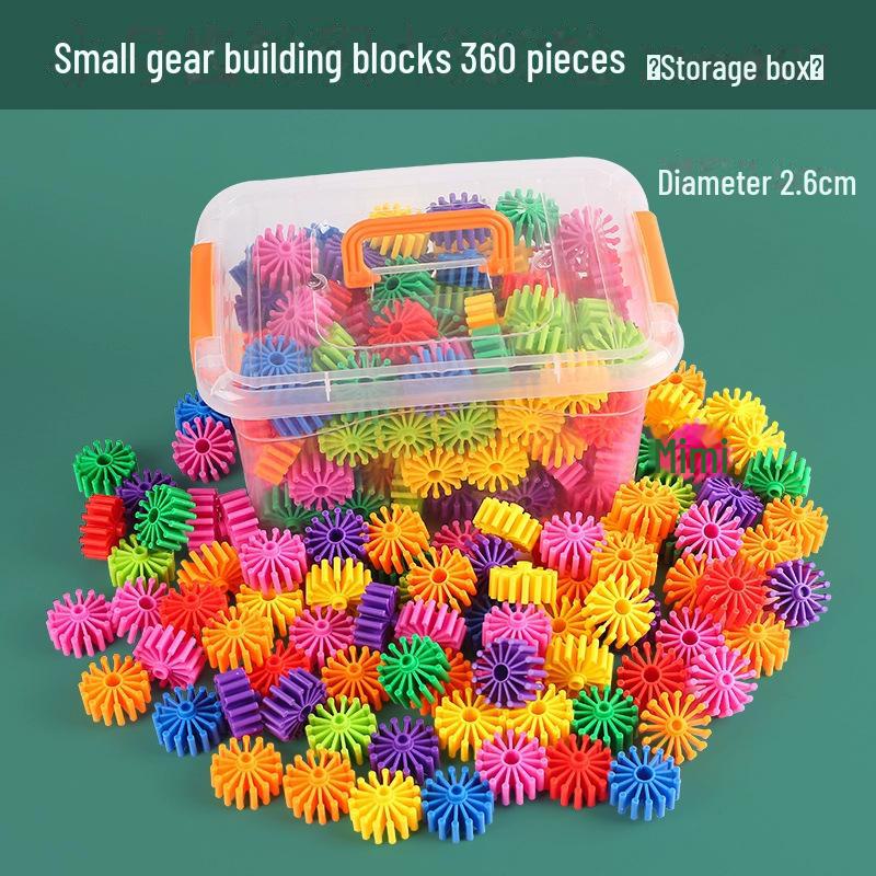 Large Particle Gear Building Blocks - Educational Toy for Boys Aged 1-6