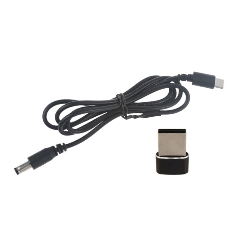 

MagicConn USB C to DC5.5x2.1mm Power Cord 5V9V12V3A Input for Electronic Devices High Reliability, Reuses Power Cable