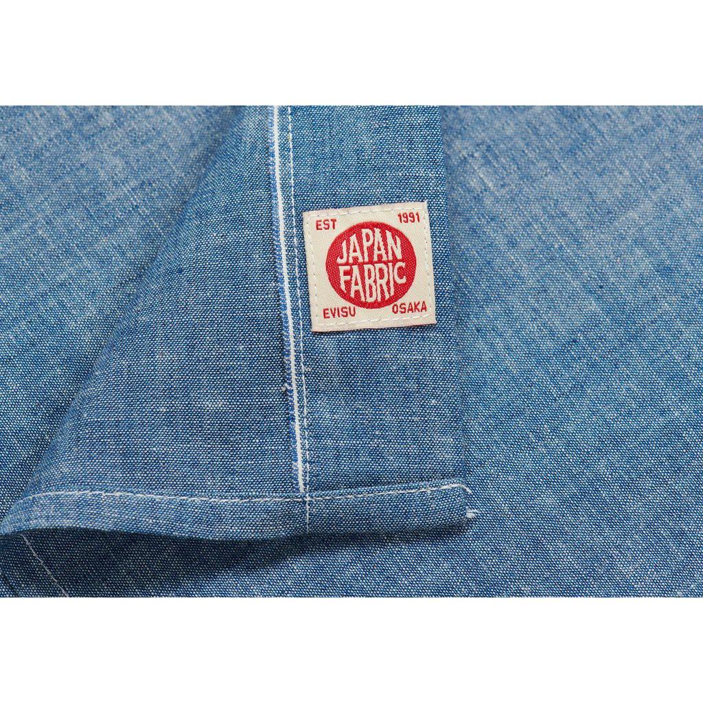 Palace Camisa de Mezclilla Casual de Manga Larga con Estampado de Logo Unisex Tops Azul P21EVSHT001
