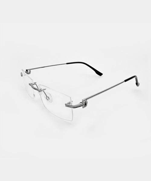 KOLEAT Titanium Geek Chic Transparent Blu-Ray Blocking Mini Glasses [Mstg] Men Ver.