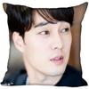 New So Ji Sub KPOP Boy Pillow Cover Bedroom Home Decorative Pillowcase Square Zipper Pillow Cases Satin Soft No Fade 0824