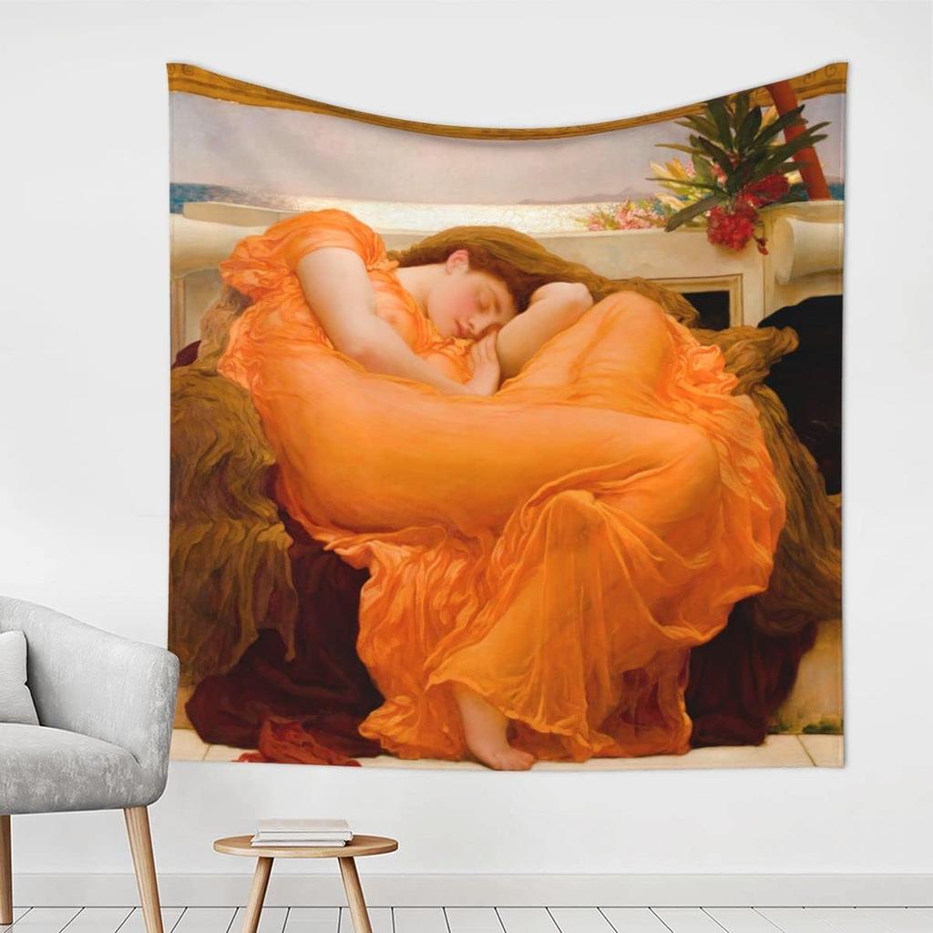 Tapestry Wall Hanging Art Home Decor The Kiss by Gustav Klimt Art Print Painting for Living Room Bedroom Bathroom Dorm